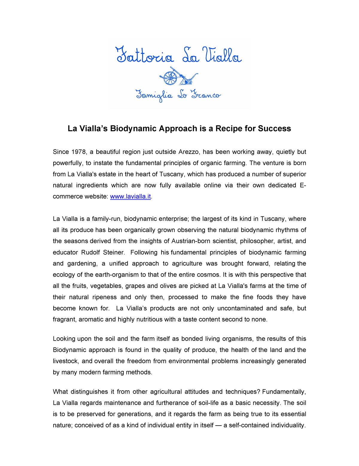 La Vialla's culture ~ a Recipe for Success_Page_1